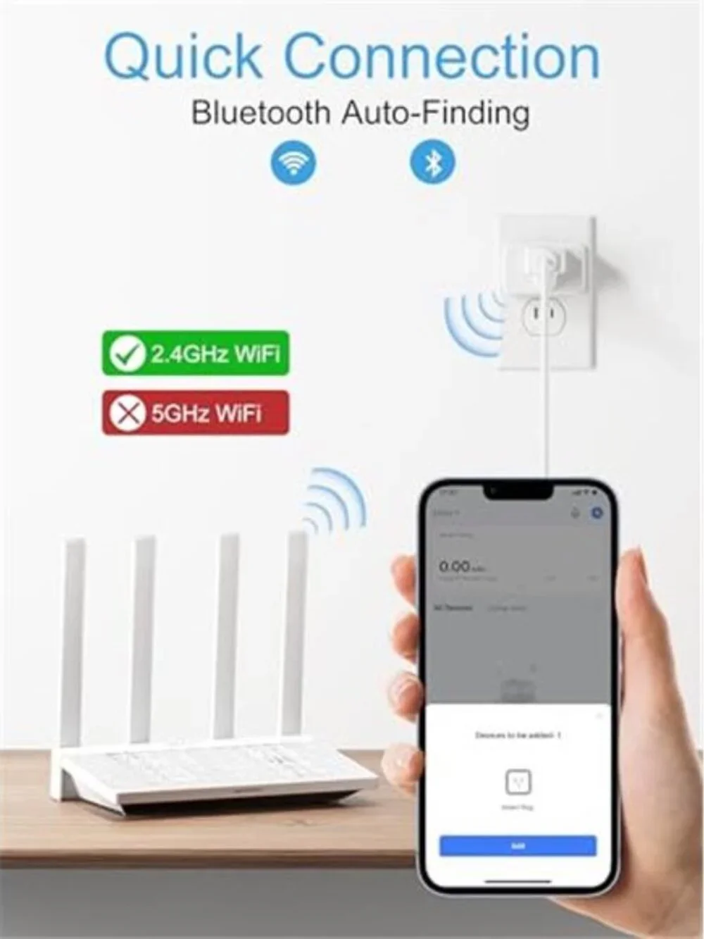Smart Plug 15A, Smart Plugs That Compatible with Alexa & Google Home &SmartThing